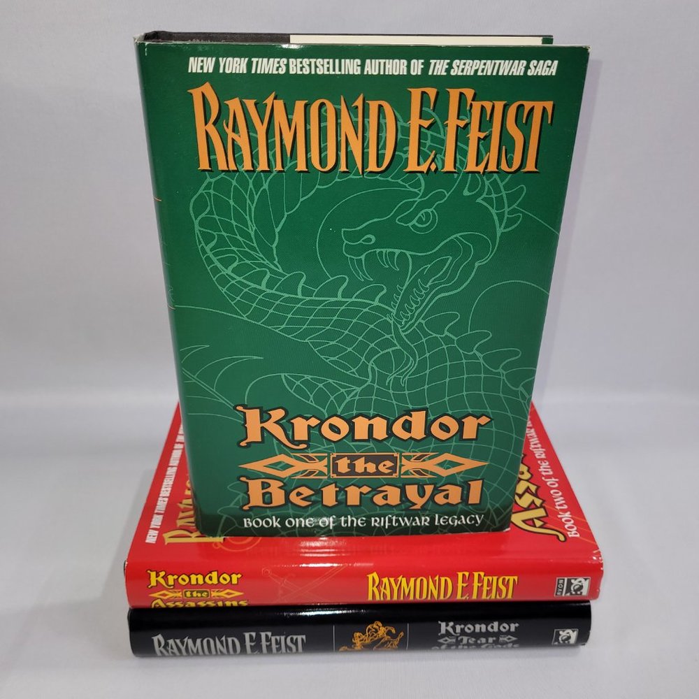 Raymond Feist Book Club Hardcover Riftwar Legacy 3 Novel Trilogy